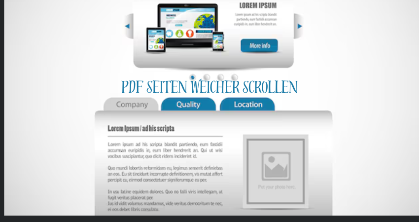 pdf seiten weicher scrollen 